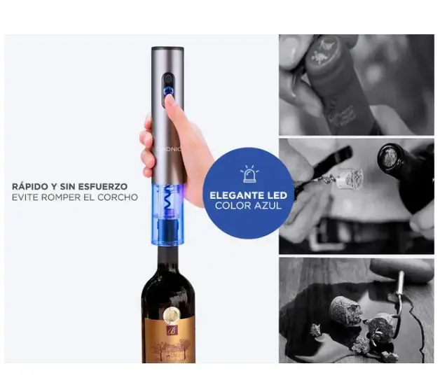 Cava De Vino Coolfroz WCTE0008 8 Botellas + Sacacorchos Automático Gadnic