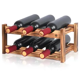 Botellero De Madera Para 6 Botellas...