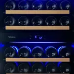 VONDOM Cava de vinos para 32 botellas con motor compresor Doble Temperatura