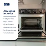 Horno Eléctrico Freidora 30 Litros BHE30FX24T Inox BGH