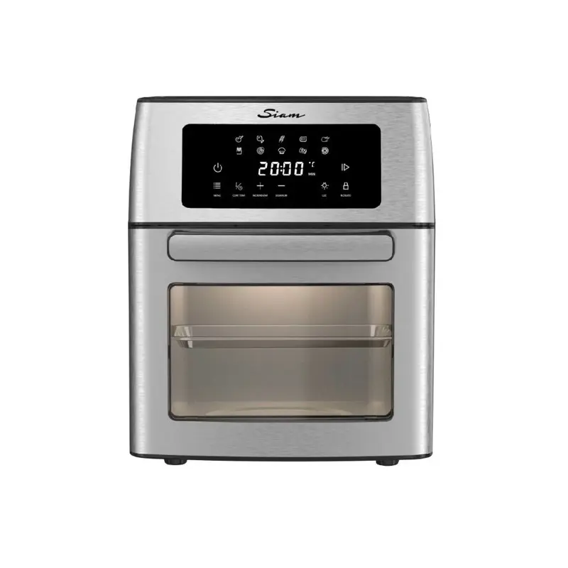 Horno Grill con Freidora de Aire Siam 15L 1700 W Plateado HGFSIS1524 NS