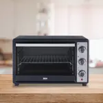 Horno Eléctrico BGH Mecánico con Antiadherente Negro 40L