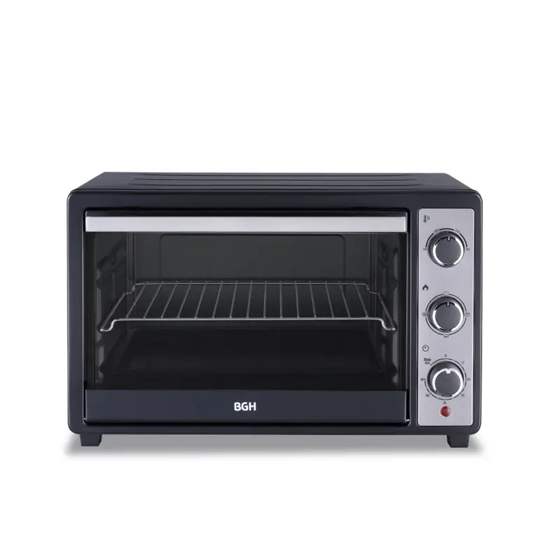 Horno Eléctrico BGH Mecánico con Antiadherente Negro 40L