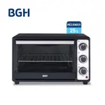 Horno Eléctrico BGH Mecánico con Antiadherente Negro 25L