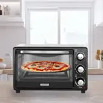 Horno Eléctrico Tramontina Glass Cook Negro 25L