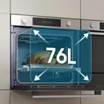 Horno Electrico Samsung Conveccion Vapor WiFi Auto-Limpiante