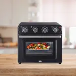 Horno Electrico BGH Mecanico Negro Air 30Lts C/Airfryer-Spiedo BHE30FN25T