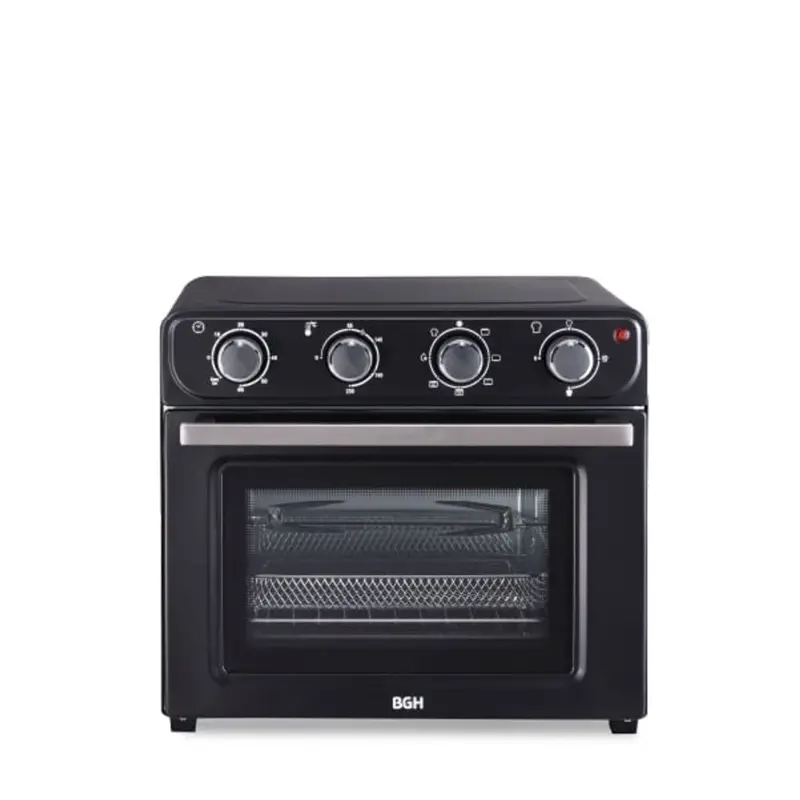 Horno Electrico BGH Mecanico Negro Air 30Lts C/Airfryer Spiedo BHE30FN25T