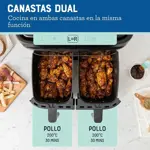 Freidora de Aire Oster Airfryer Dual 7.6L DiamondForce 6 Fun