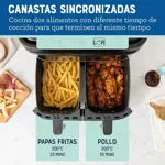Freidora de Aire Oster Airfryer Dual 7.6L DiamondForce 6 Fun