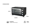 Horno Eléctrico Gadnic 16L 1280W