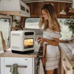 Horno CIARRA 8 en 1, freidora de aire y vapor, 12L