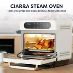 Horno CIARRA 8 en 1, freidora de aire y vapor, 12L