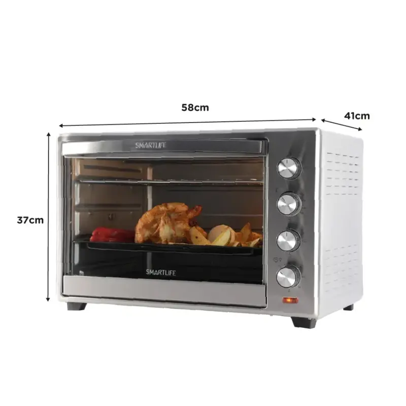 horno eléctrico smartlife conveccion spiedo 50l 6 funciones sl tor050