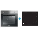 Horno Eléctrico Candy FCP602X y Anafe Vitrocerámico CH64CCB 60cm