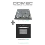 Combo horno y anafe eléctrico Domec AENG + HENG , negro