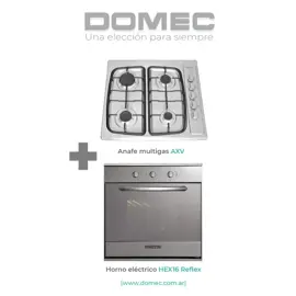 Combo Horno Eléctrico Y Anafe Multi...