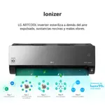 Aire Acondicionado LG Inverter ARTCOOL Frío/Calor 4500 Frigorías