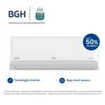 Aire Acondicionado Split Frío/Calor BGH Silent Air Inverter 3000F BSI35WCLW