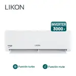 Aire Acondicionado Frío/Calor Likon Split Inverter 3010F LKSI35WCKW