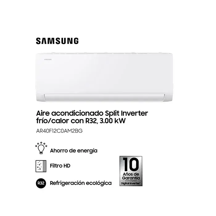 AIRE ACONDICIONADO SAMSUNG 3000W F/C INVERTER