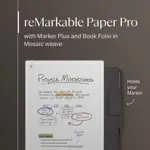 Tableta de papel ReMarkable Paper Pro Bundle Mosaic Weave de 11.8 pulgadas