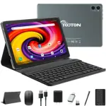Tableta TOOTON 2024 2 en 1 Android de 10,1 pulgadas, 128 GB +1 TB, 5G WiFi