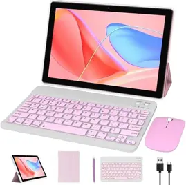 Tablet 10 Android 15 Teclado 64Gb 8...