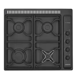 Anafe A Gas A6600rg Grafito Rejillas De Ventilación