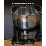 Anafe Vitrocerámico Maverick INDU60 Empotrable 2 Hornallas 3000W