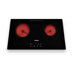 Anafe Vitrocerámico 2 Hornallas Horizontal