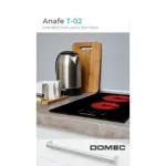 Anafe Vitrocerámico Domec T-02, 2 hornallas