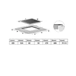 Anafe Vitroceramico Domec T-02, 2 hornallas