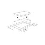 Anafe Vitroceramico Domec T-04, 4 hornallas