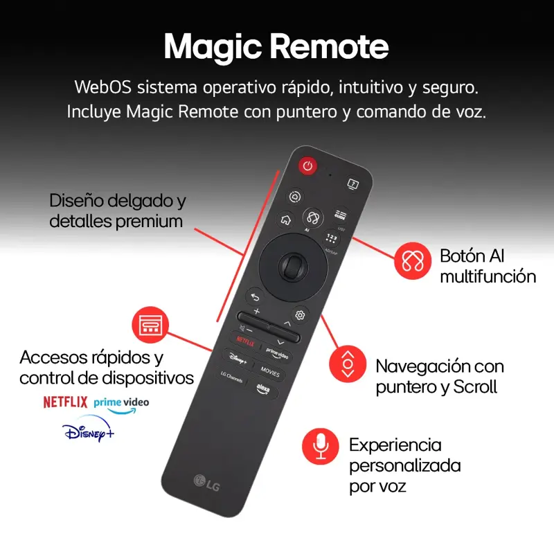 Smart TV LG 43 4K Ultra HD 43UA8050PSA