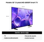 Televisor Samsung 50" Crystal UHD U8000F 4K Smart TV 2025