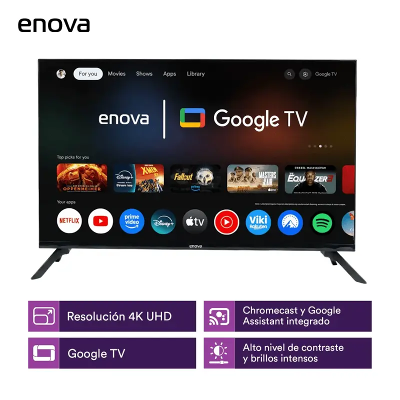Smart TV 50 LED UHD Frameless Google TV