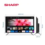 Smart Tv Uhd 55  Sharp Google Tv S5523US6G