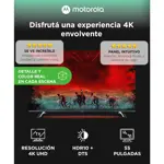 Televisor Smart Tv Motorola MT5510 55 Pulgadas 4K UHD Android Tv 3 HDMI WiFi Bluetooth