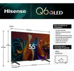Televisor Hisense Smart TV 55" QLED 4K UHD Q6N
