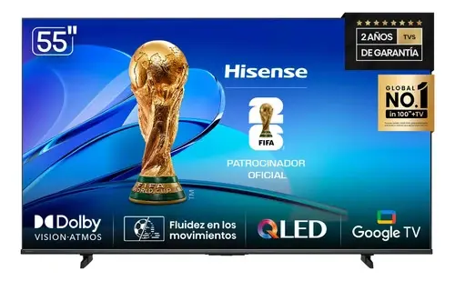 Televisor Hisense Smart TV 55 QLED 4K UHD Q6N