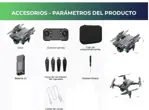 Drone Carrello C15 Doble Camara Hd 720p Giro 360 2 Baterias Color Gris