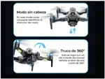 Drone Carrello C15 Doble Camara Hd 720p Giro 360 2 Baterias Color Gris