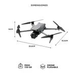 Dron DJI Air 3S Control Remoto DJI RC-N3