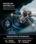 Drone GADNIC Aeroview 4K Pantalla 45 GPS Control Remoto Cámara Dual
