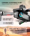 Drone GADNIC Aeroview 4K Pantalla 45 GPS Control Remoto Cámara Dual