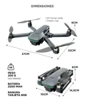 Drone GADNIC Airtrack Pro Control Remoto GPS 800m Pantalla 45 Retorno Automatico
