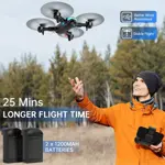 Drone REDRIE JY02 con cámara 1080P para principiantes con 2 baterías