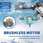 Motor sin escobillas Drone TizzyToy con cámara 4K FPV y batería de 40 minutos
