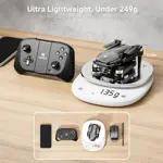 Drone PLEGBLE PL516 con cámara 4K, motor sin escobillas para niños